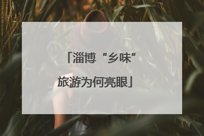 淄博“乡味”旅游为何亮眼