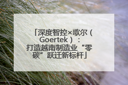 深度智控×歌尔（Goertek）：打造越南制造业“零碳”跃迁新标杆