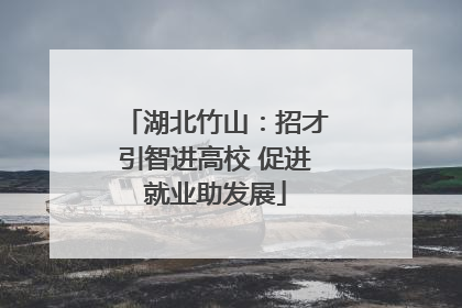 湖北竹山：招才引智进高校 促进就业助发展