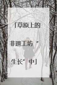 草原上的非遗工坊“生长”中