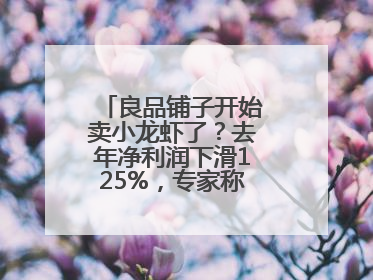 良品铺子开始卖小龙虾了？去年净利润下滑125%，专家称转型极为关键