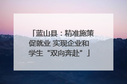 蓝山县：精准施策促就业 实现企业和学生“双向奔赴”