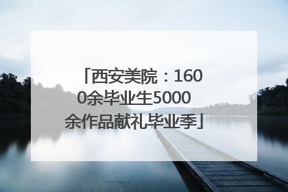 西安美院：1600余毕业生5000余作品献礼毕业季
