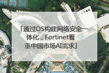 通过OS构建网络安全一体化，Fortinet看重中国市场AI需求