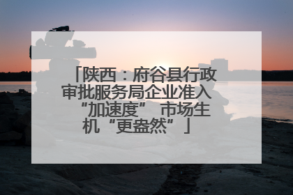 陕西：府谷县行政审批服务局企业准入“加速度” 市场生机“更盎然”
