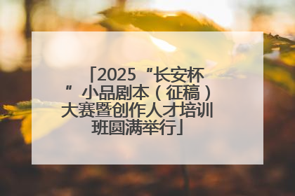 2025“长安杯”小品剧本（征稿）大赛暨创作人才培训班圆满举行