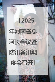 2025年河南省总河长会议暨防汛备汛调度会召开