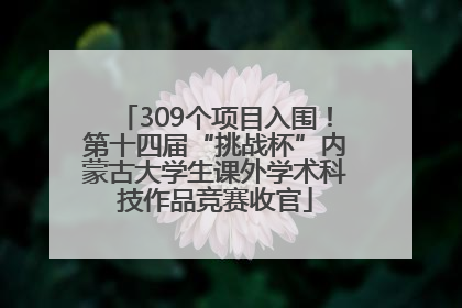 309个项目入围！第十四届“挑战杯”内蒙古大学生课外学术科技作品竞赛收官